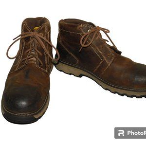 Caterpillar Steel Toe Lace Up Work Ankle Boots Size 13 Cat